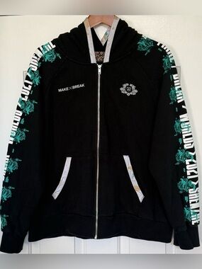 Riot Games League of Legends Worlds 2021 Make x Break Zip Hoodie Men’s L